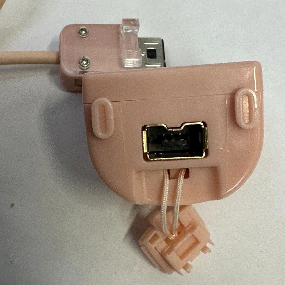 Polaroid Wii Wireless Remote Controller Pink Motion Plus USB Receiver Accessory